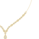 Pear drop diamond necklace