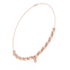 Floral vine diamond necklace
