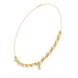 Floral vine diamond necklace