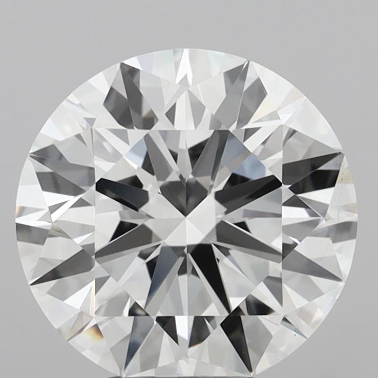 4.01ct F VS1 Round Brilliant CVD Diamond