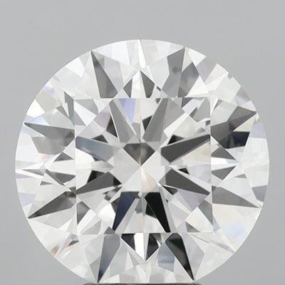 5.01ct F VVS1 Round Brilliant CVD Diamond