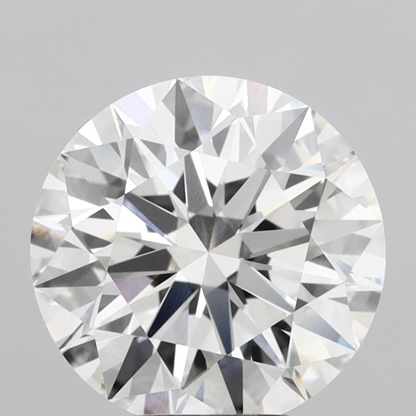 5.01ct F VVS2 Round Brilliant CVD Diamond