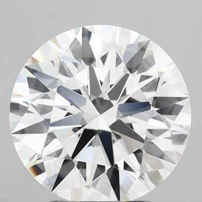 3.01ct E VVS1 Round Brilliant CVD Diamond