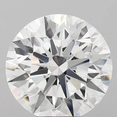 6.04ct E VS2 Round Brilliant CVD Diamond