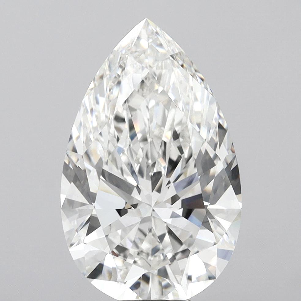 10.54ct F VVS2 Pear Shaped CVD Diamond