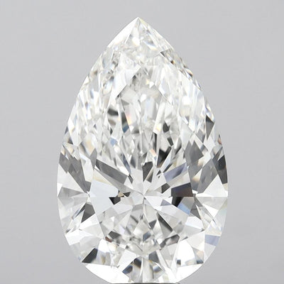 10.54ct F VVS2 Pear Shaped CVD Diamond