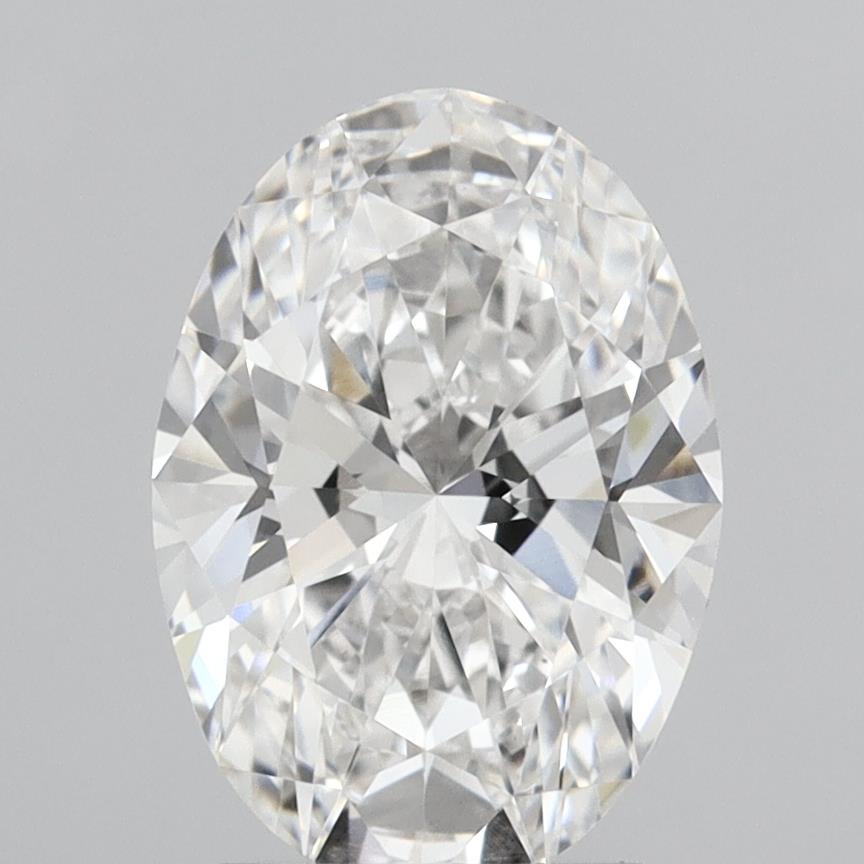 2.73ct E VVS2 Oval Cut CVD Diamond