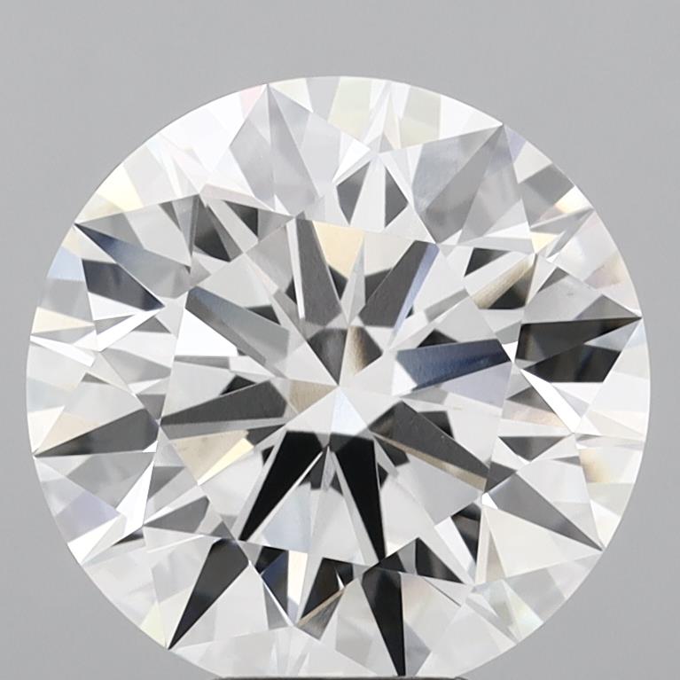 7.04ct F VVS2 Round Brilliant CVD Diamond