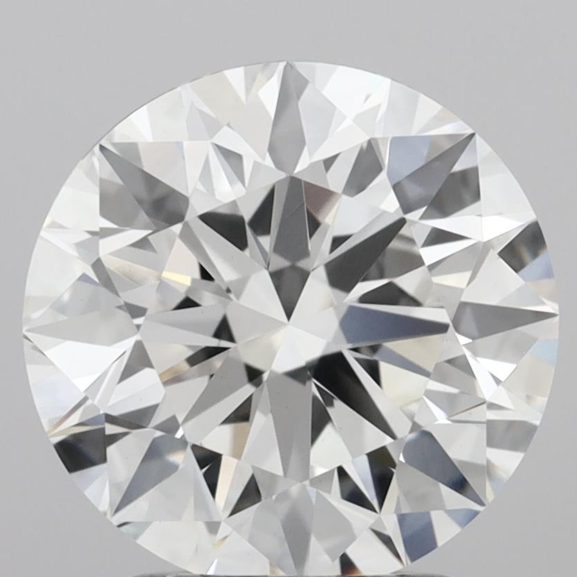 2.5ct E VVS2 Round Brilliant CVD Diamond