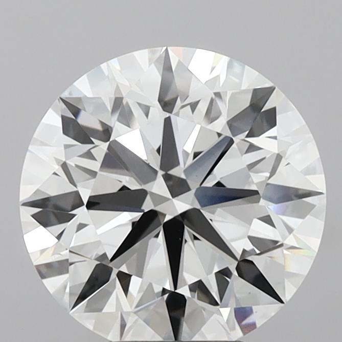 5.05ct F VS1 Round Brilliant CVD Diamond
