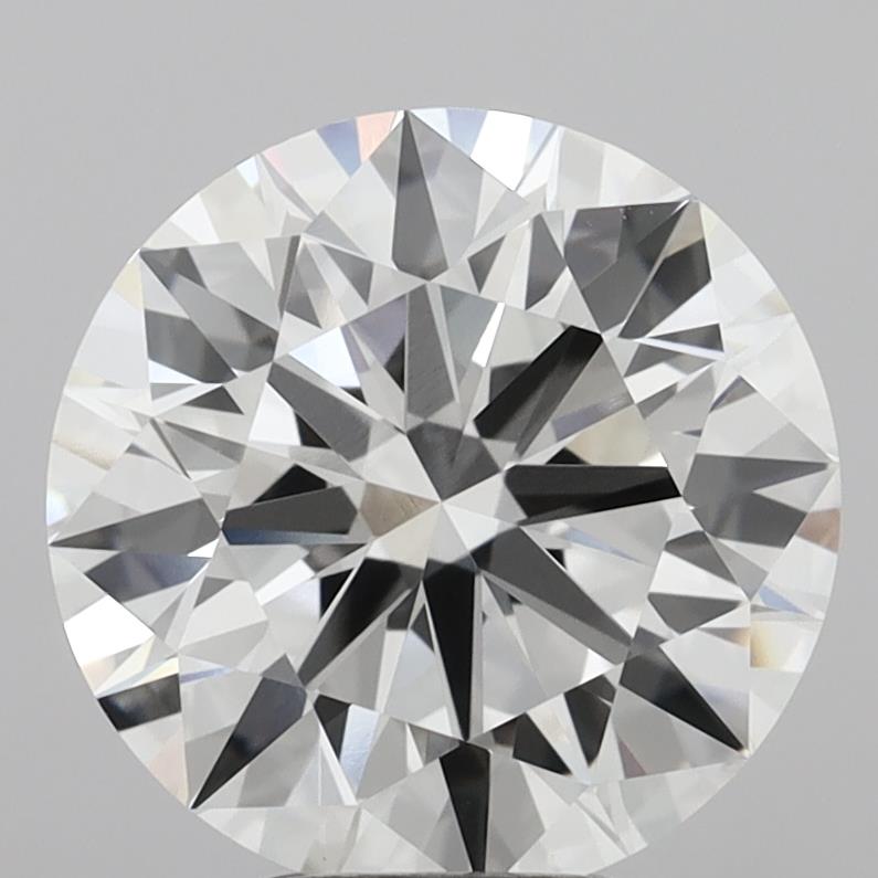 5.04ct F VVS2 Round Brilliant CVD Diamond