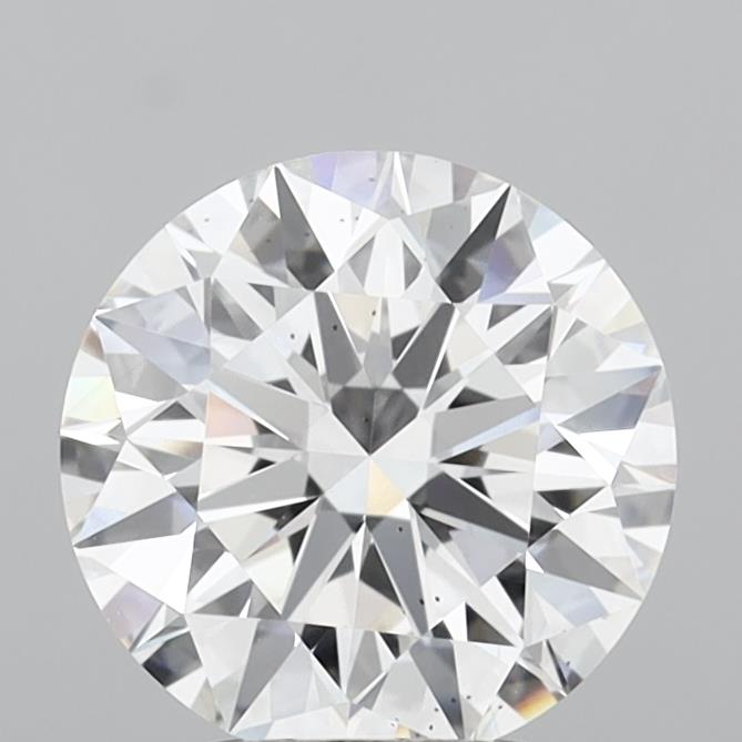 3ct D VS2 Round Brilliant CVD Diamond