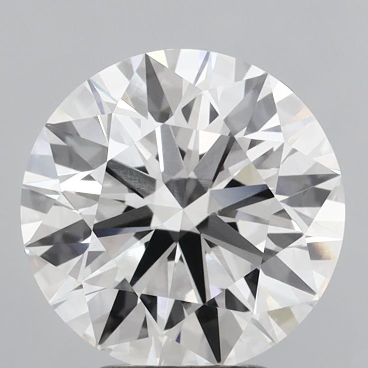 4.05ct F VVS1 Round Brilliant CVD Diamond