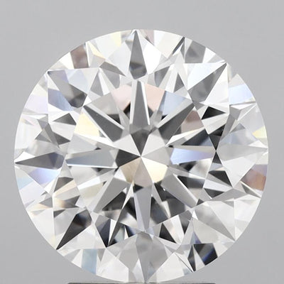 4.04ct E VVS2 Round Brilliant CVD Diamond