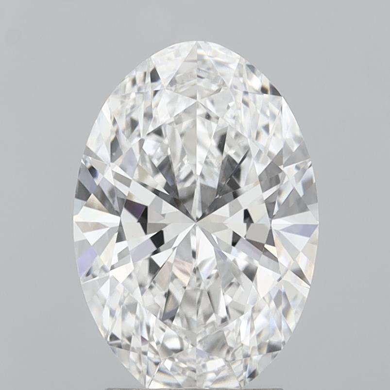 3.02ct D VVS2 Oval Cut CVD Diamond