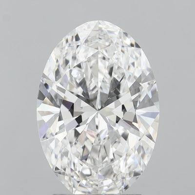 3.02ct D VVS2 Oval Cut CVD Diamond