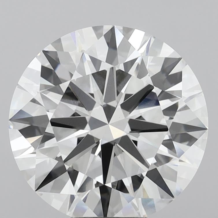 8.01ct F VS1 Round Brilliant CVD Diamond
