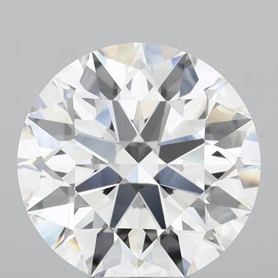 4.55ct D VVS2 Round Brilliant CVD Diamond