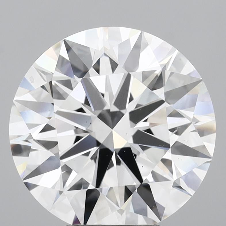 5.05ct F VS1 Round Brilliant CVD Diamond