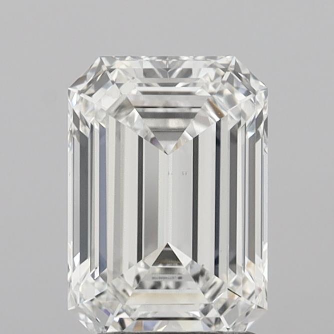 2.05ct F VVS2 Emerald Cut CVD Diamond