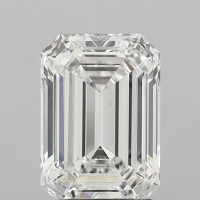 2.05ct F VVS2 Emerald Cut CVD Diamond