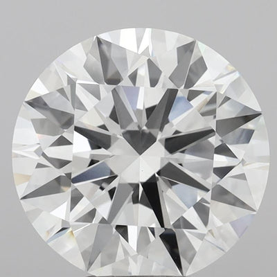 5.55ct E VVS2 Round Brilliant CVD Diamond