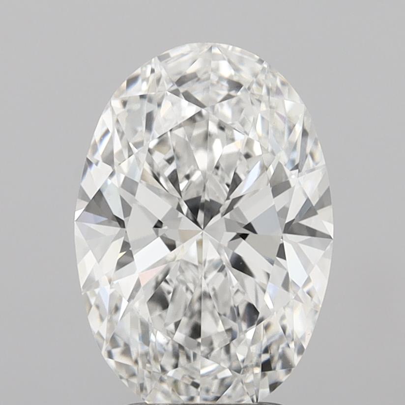 3.05ct E VVS2 Oval Cut CVD Diamond