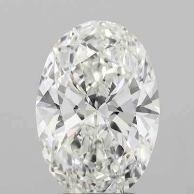 3.05ct E VVS2 Oval Cut CVD Diamond