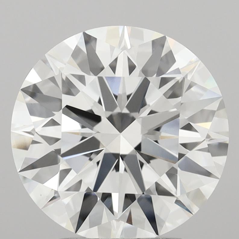 3.04ct E VVS2 Round Brilliant CVD Diamond