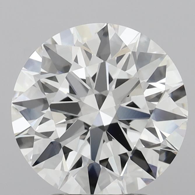 3.04ct F VVS2 Round Brilliant CVD Diamond