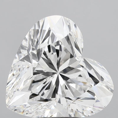 5.06ct D VVS2 Heart Shaped CVD Diamond