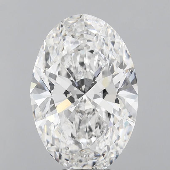 5.04ct E VVS2 Oval Cut CVD Diamond