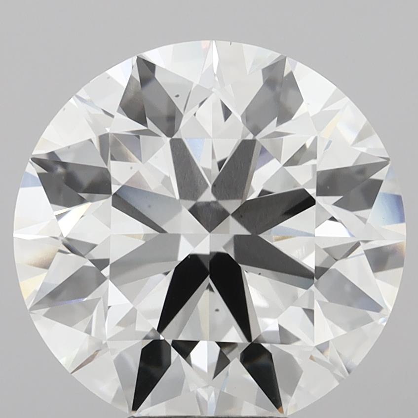 7.02ct F VS2 Round Brilliant CVD Diamond