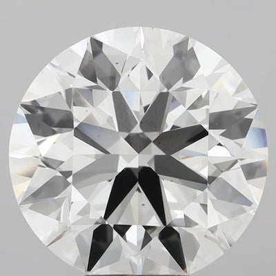 7.02ct F VS2 Round Brilliant CVD Diamond