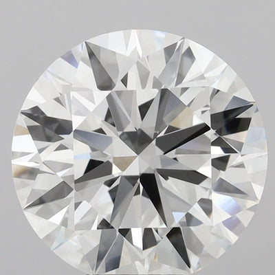 6.04ct E VVS2 Round Brilliant CVD Diamond