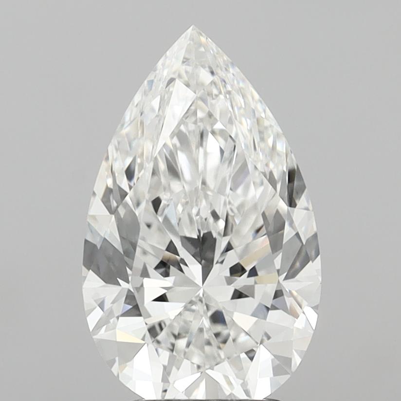 3.04ct E VVS2 Pear Shaped CVD Diamond