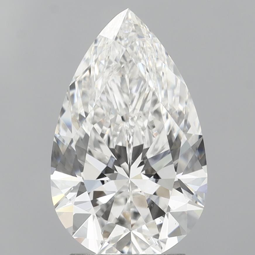3.05ct E VS2 Pear Shaped CVD Diamond