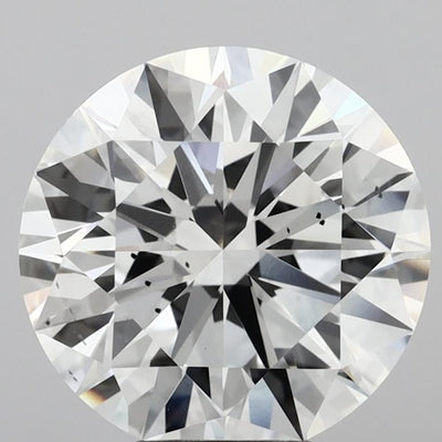 6.01ct E SI1 Round Brilliant CVD Diamond