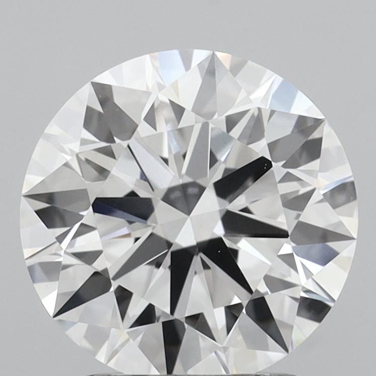 2.04ct D VVS2 Round Brilliant CVD Diamond