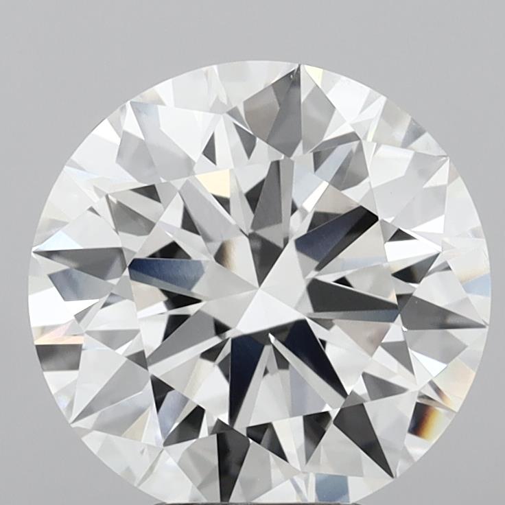 5.02ct E VVS2 Round Brilliant CVD Diamond
