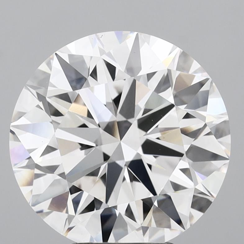 5.01ct F VVS2 Round Brilliant CVD Diamond