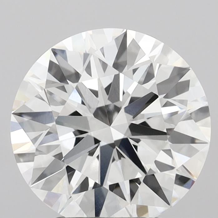 3.04ct E VVS2 Round Brilliant CVD Diamond