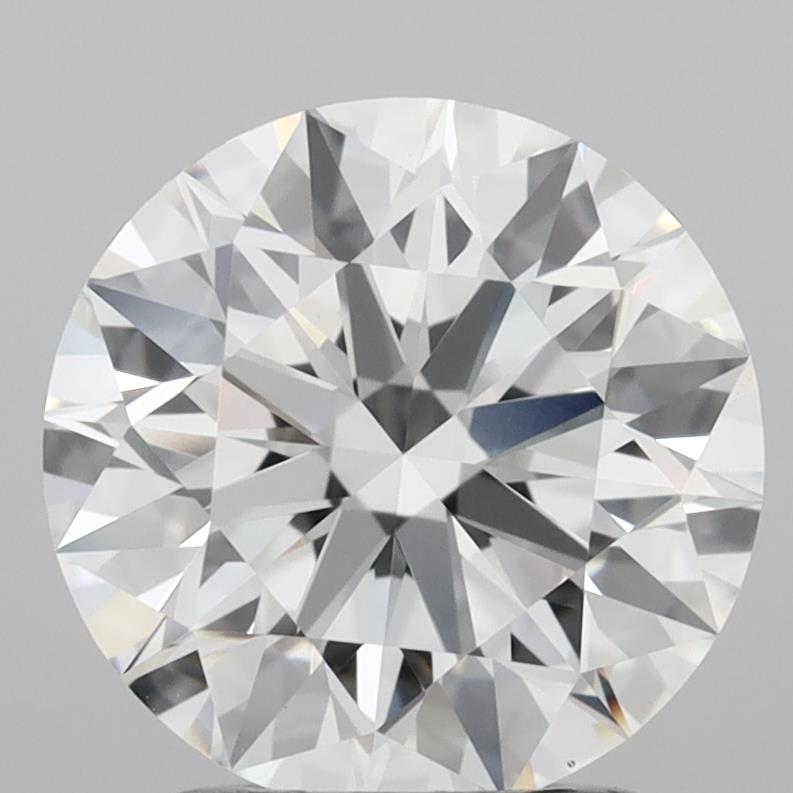 2.04ct D VS1 Round Brilliant CVD Diamond
