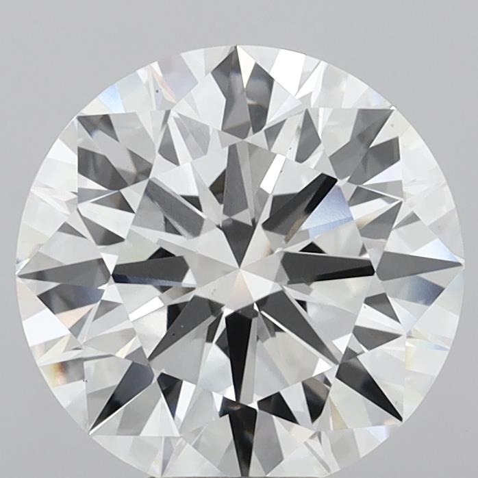 7.02ct E VS1 Round Brilliant CVD Diamond