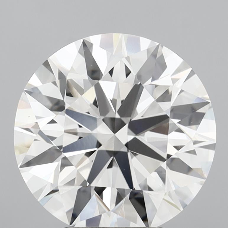 4.01ct G VVS2 Round Brilliant CVD Diamond