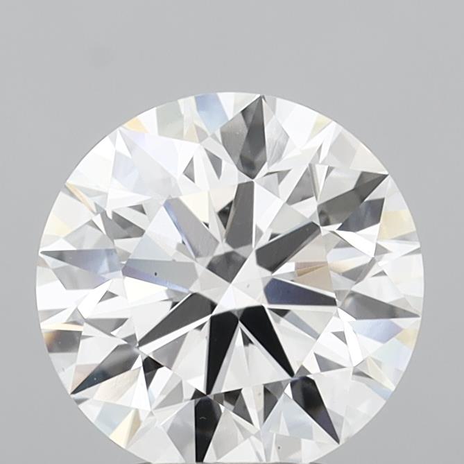 3.04ct E VS1 Round Brilliant CVD Diamond