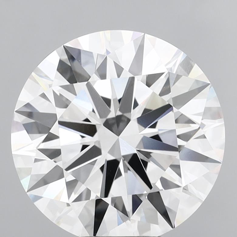 7.25ct F VVS2 Round Brilliant CVD Diamond