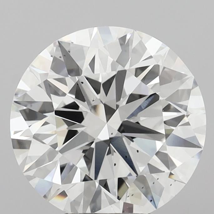 5ct E SI1 Round Brilliant CVD Diamond