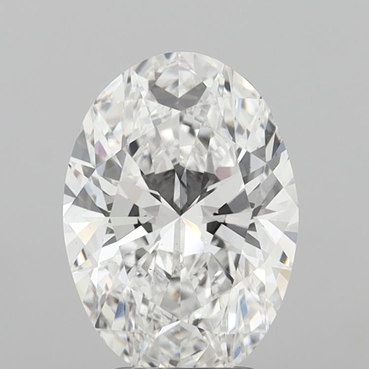 3.02ct D VS1 Oval Cut CVD Diamond