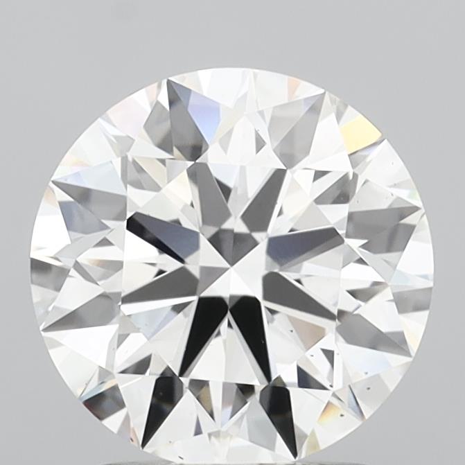 2.04ct E VS2 Round Brilliant CVD Diamond